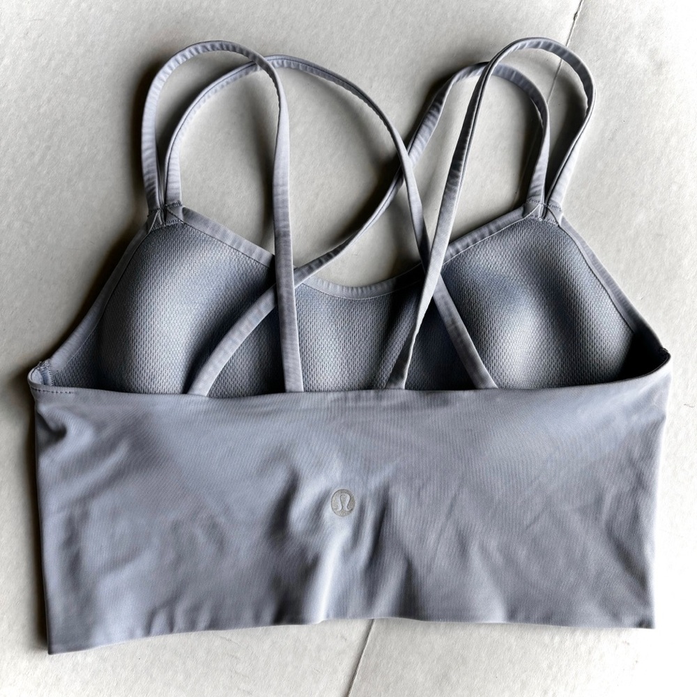Lululemon Like a Cloud Longline Bra Chambray Blue